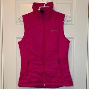 Columbia Women's Fuschia PinkQuilted Vest Omni-Heat size extra small